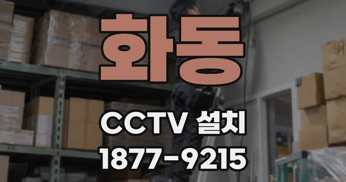 화동 CCTV 설치