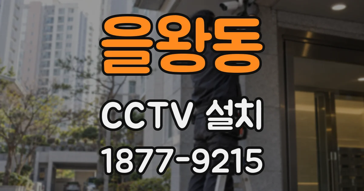을왕동 CCTV 설치