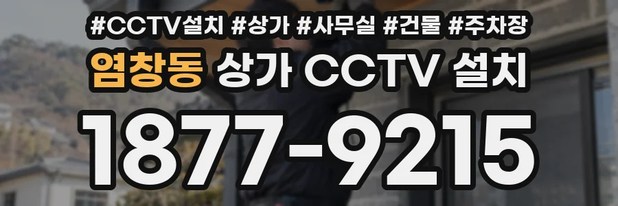 염창동 상가 CCTV 설치