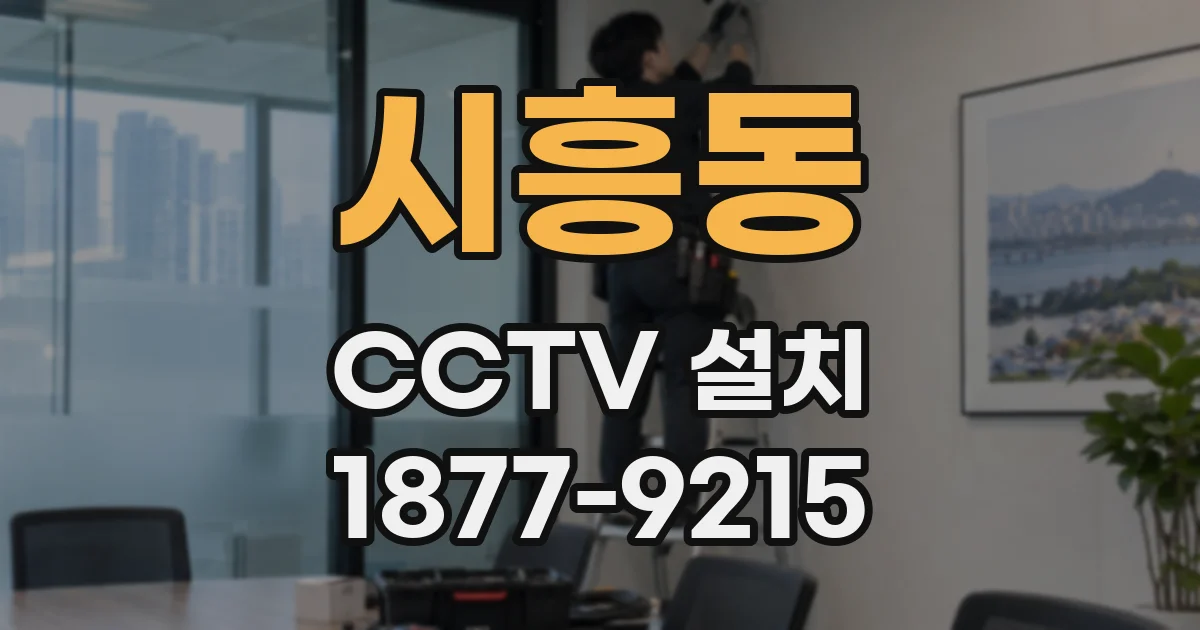 시흥동 CCTV 설치