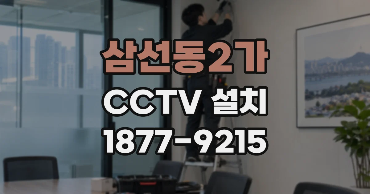 삼선동2가 CCTV 설치