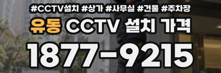 유동 CCTV 설치 가격