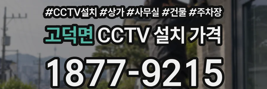 고덕면 CCTV 설치 가격