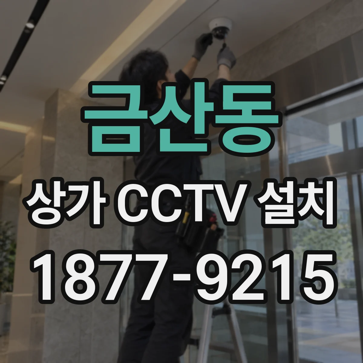 금산동 상가 CCTV 설치