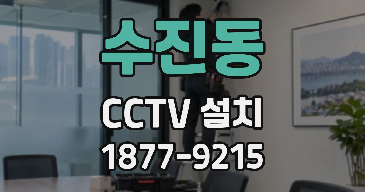 수진동 CCTV 설치