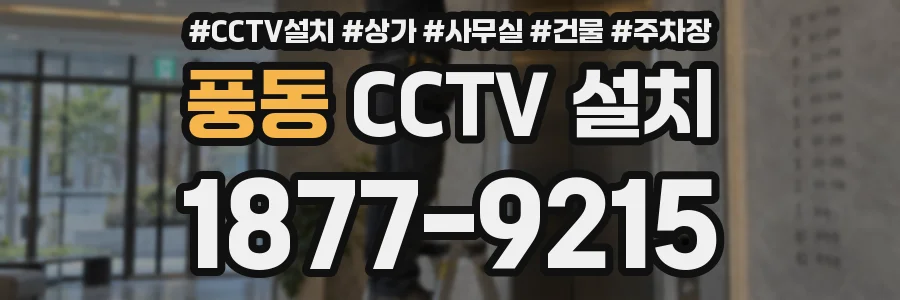 풍동 CCTV 설치