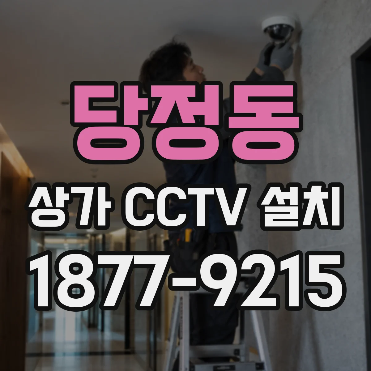 당정동 상가 CCTV 설치