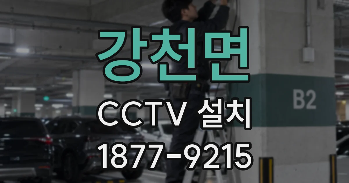 강천면 CCTV 설치