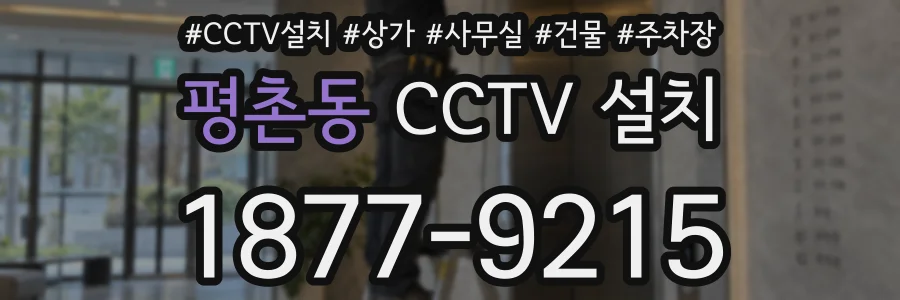 평촌동 CCTV 설치