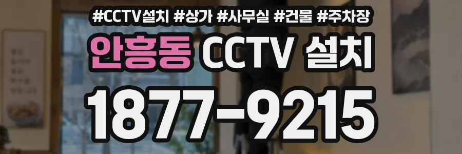 안흥동 CCTV 설치