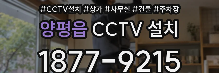 양평읍 CCTV 설치