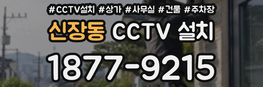 신장동 CCTV 설치