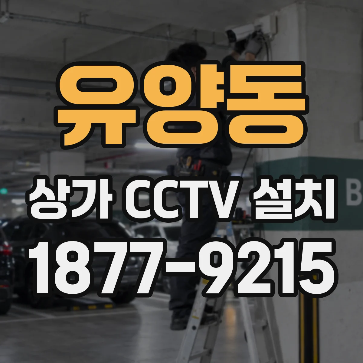 유양동 상가 CCTV 설치