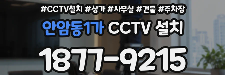 안암동1가 CCTV 설치