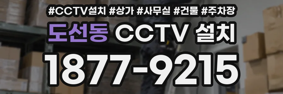 도선동 CCTV 설치