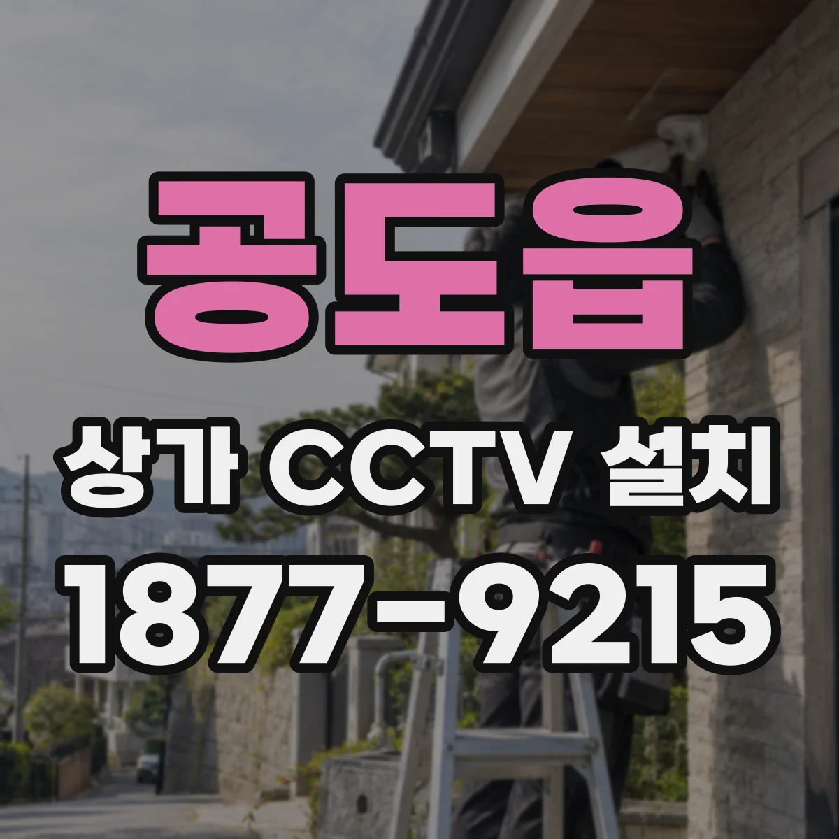 공도읍 상가 CCTV 설치