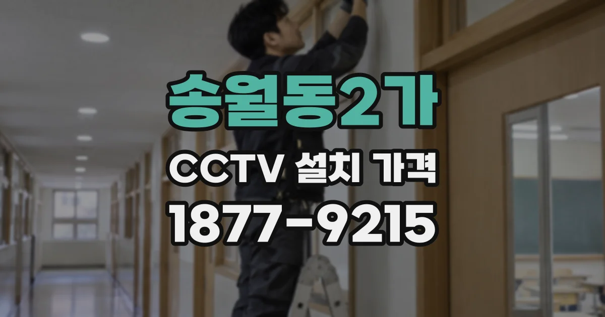 송월동2가 CCTV 설치 가격