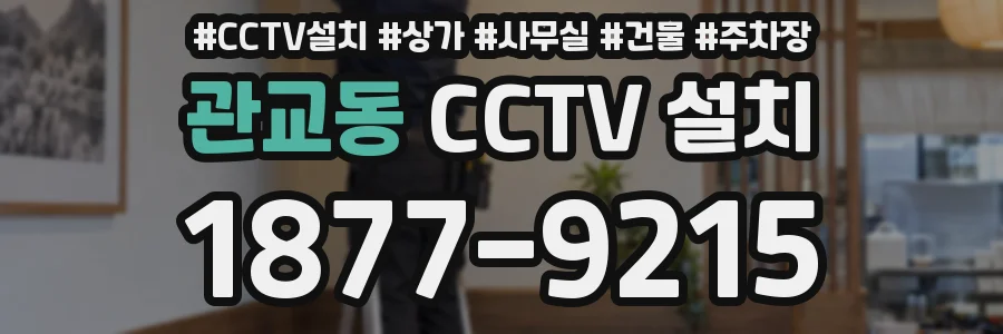 관교동 CCTV 설치