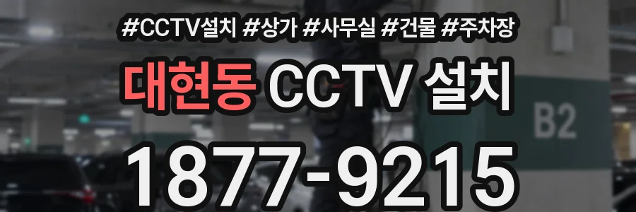 대현동 CCTV 설치