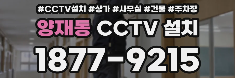 양재동 CCTV 설치