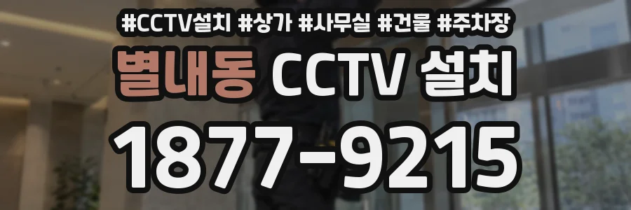 별내동 CCTV 설치