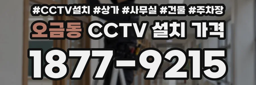 오금동 CCTV 설치 가격