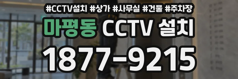 마평동 CCTV 설치