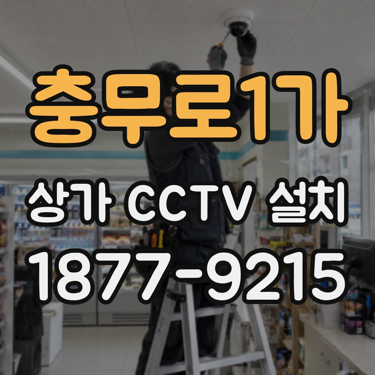 충무로1가 상가 CCTV 설치