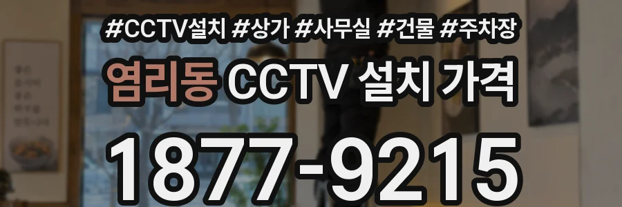 염리동 CCTV 설치 가격