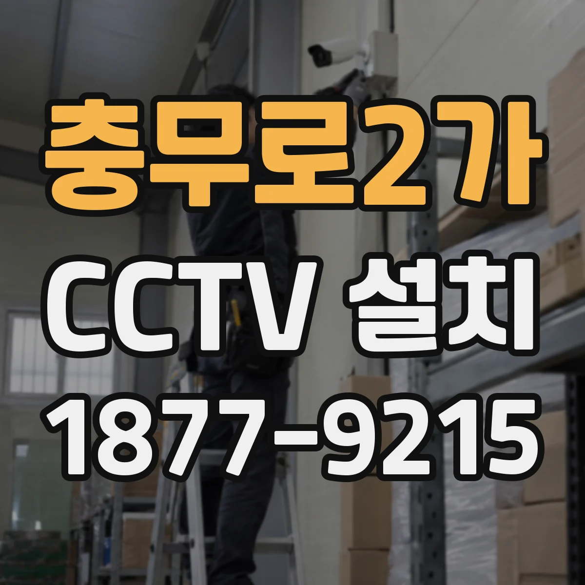 충무로2가 CCTV 설치