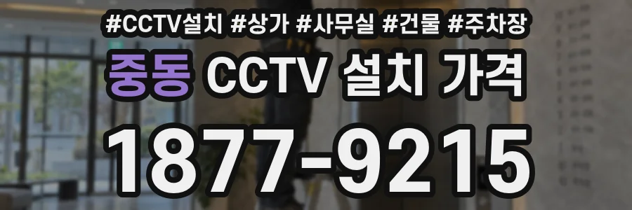 중동 CCTV 설치 가격