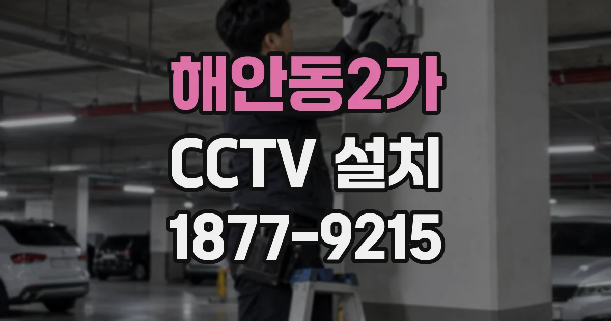 해안동2가 CCTV 설치