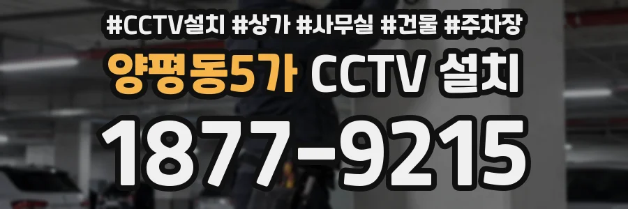 양평동5가 CCTV 설치