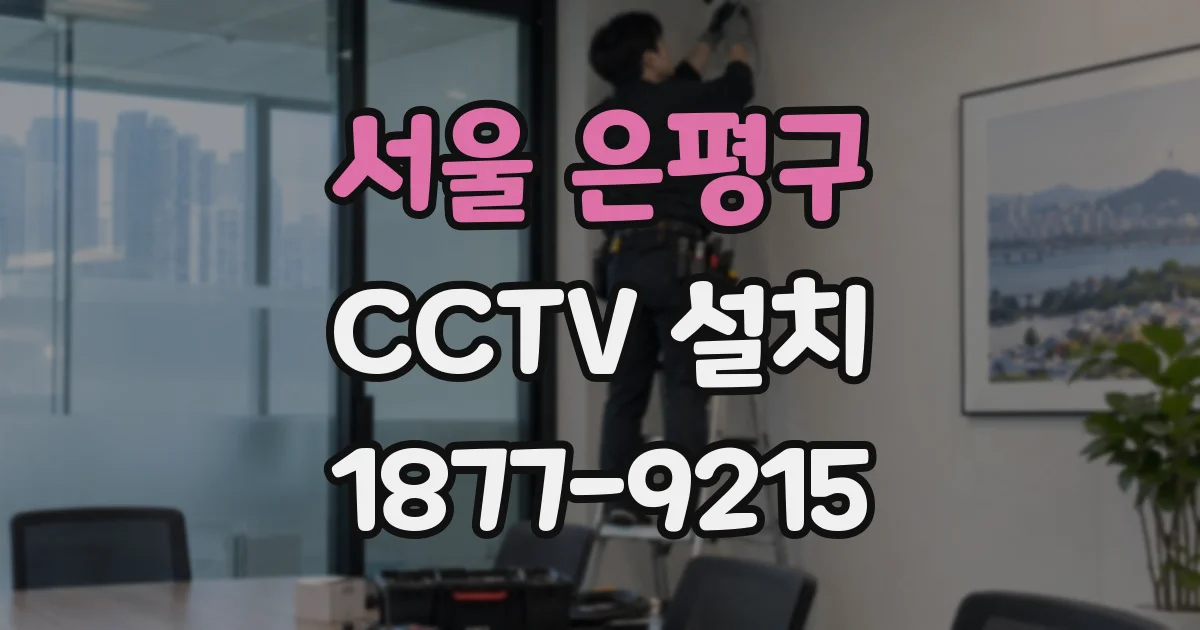 서울 은평구 CCTV 설치