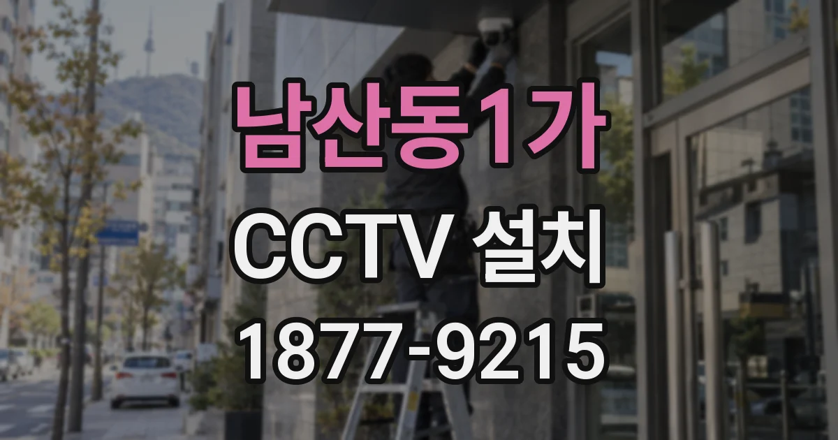 남산동1가 CCTV 설치