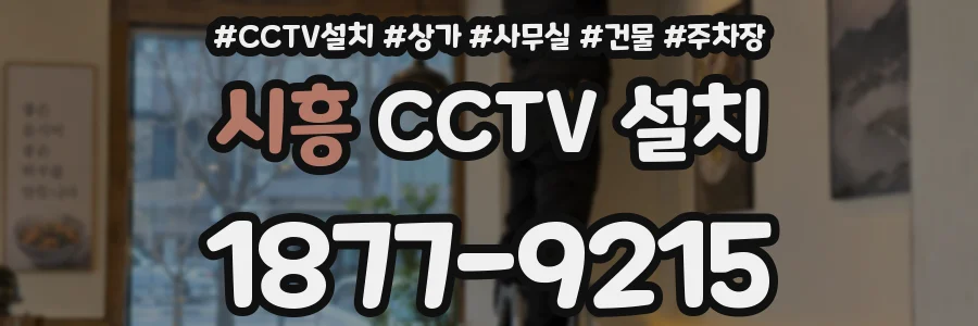 시흥 CCTV 설치