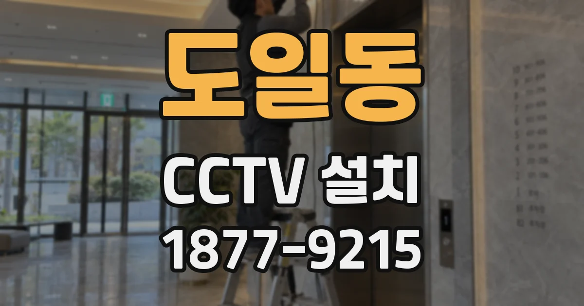 도일동 CCTV 설치