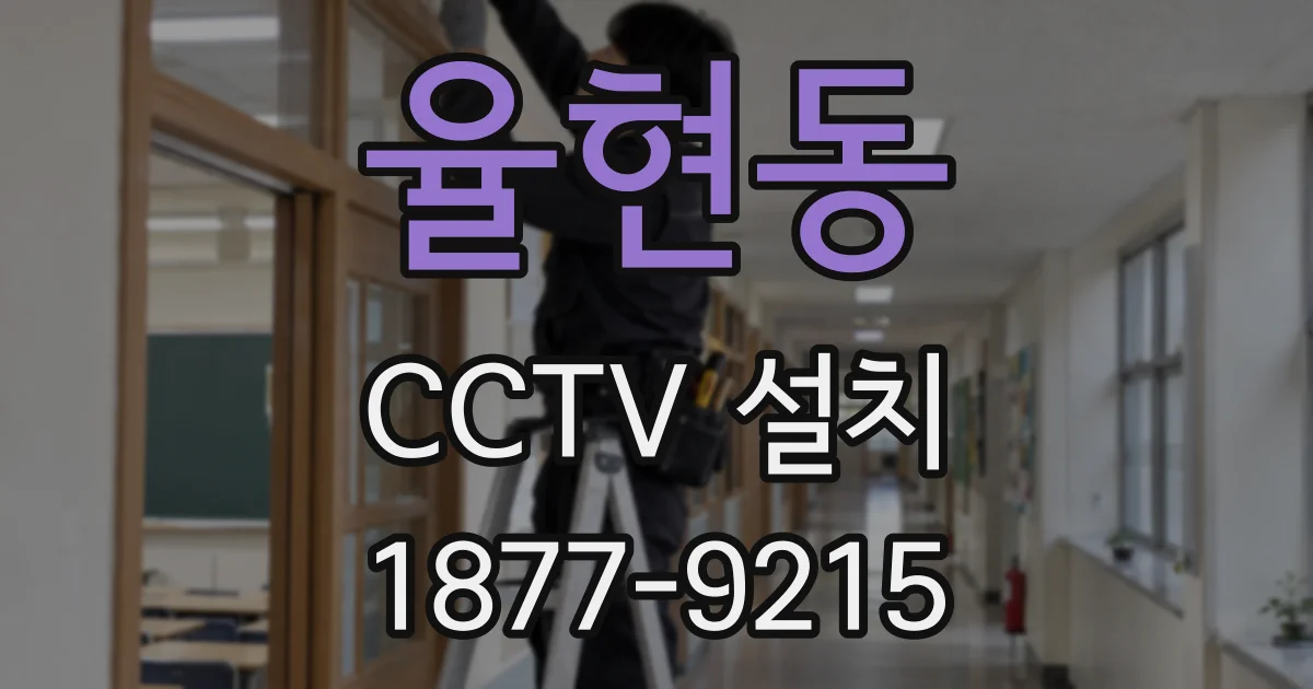 율현동 CCTV 설치