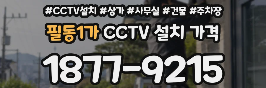 필동1가 CCTV 설치 가격