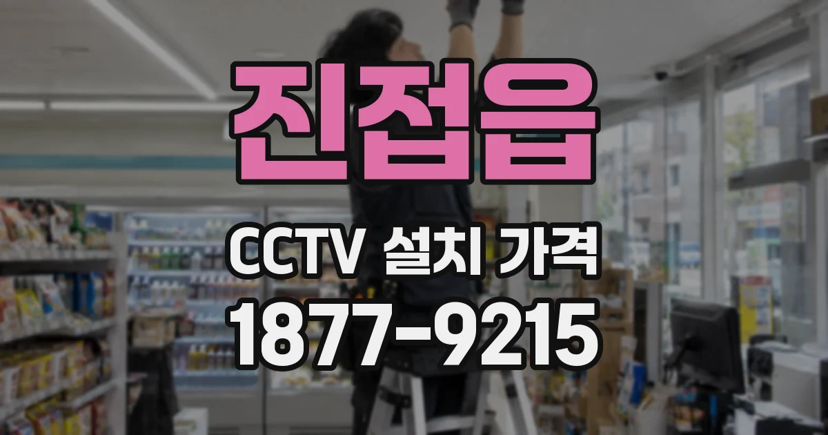진접읍 CCTV 설치 가격