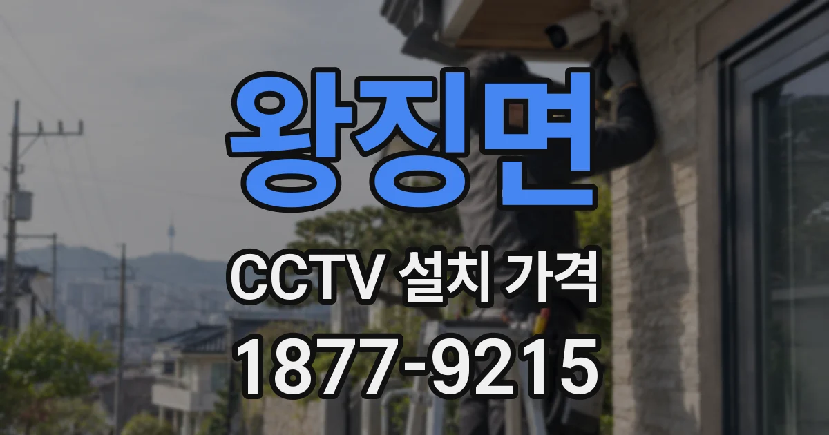 왕징면 CCTV 설치 가격