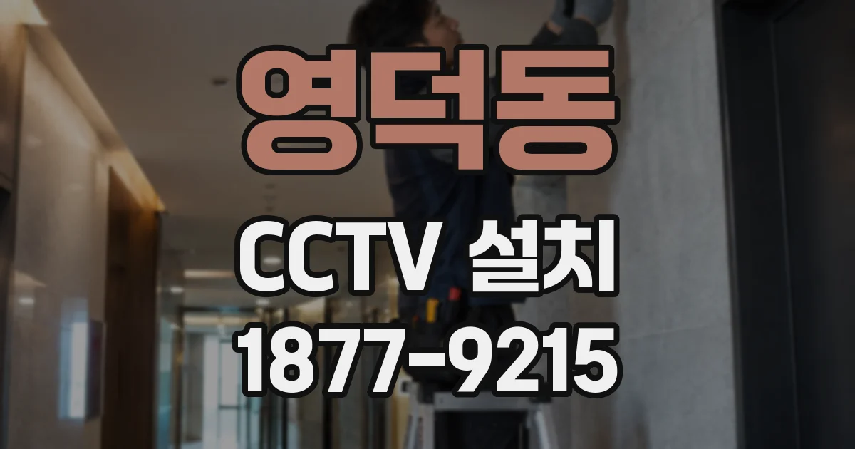 영덕동 CCTV 설치