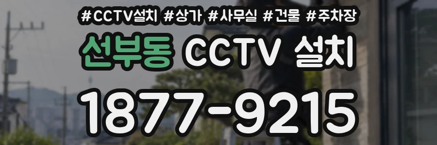선부동 CCTV 설치
