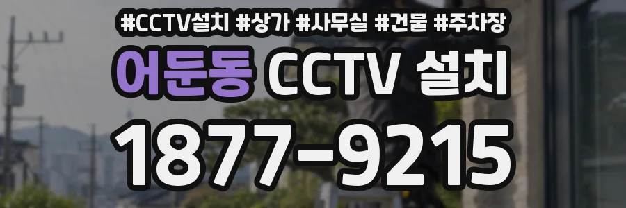 어둔동 CCTV 설치