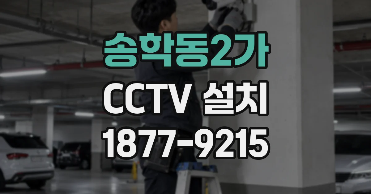 송학동2가 CCTV 설치
