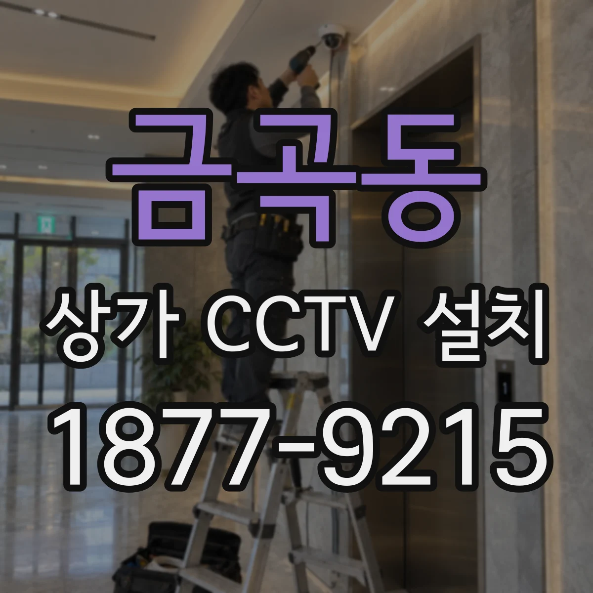 금곡동 상가 CCTV 설치