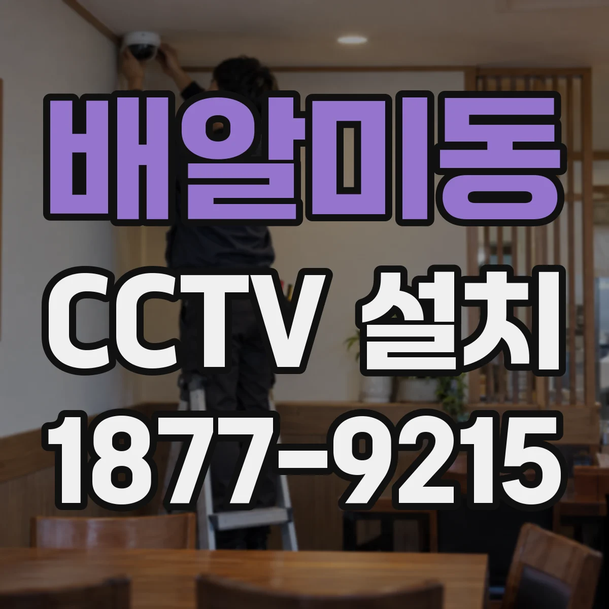 배알미동 CCTV 설치