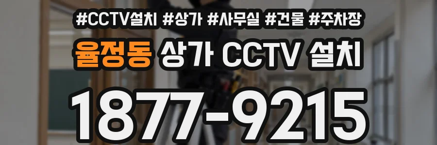 율정동 상가 CCTV 설치