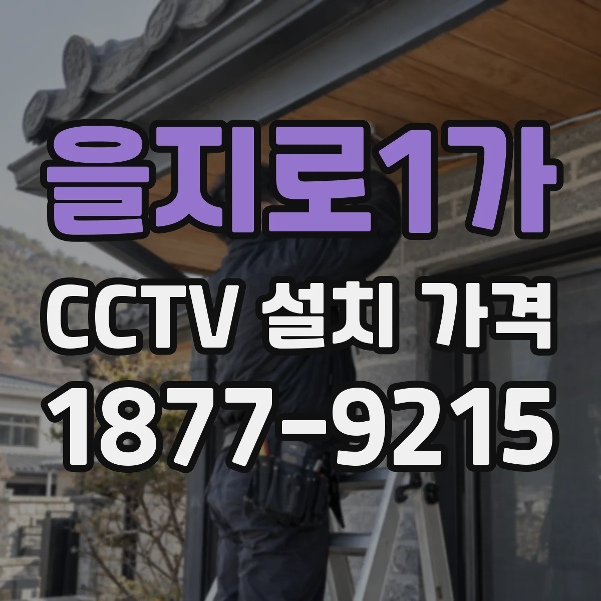 을지로1가 CCTV 설치 가격