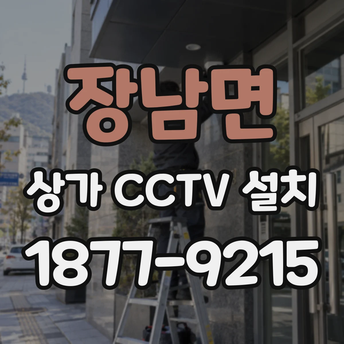 장남면 상가 CCTV 설치